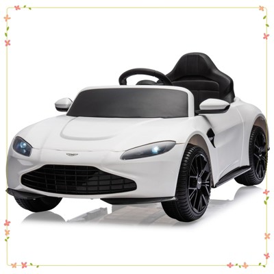 12V Kids Ride On Sports Car Licensed Aston Martin Electric Ride On Toy for Toddles Battery Powered Vehicle with Remote Control