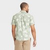 Men's Short Sleeve Poplin Shirt - Goodfellow & Co™ Aqua Blue - 2 of 3