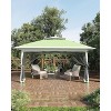 13x13FT Pop-Up Gazebo: Outdoor tent with mesh cover, adjustable height canopy, perfect for backyard and patio use, includes carry bag. - 2 of 4