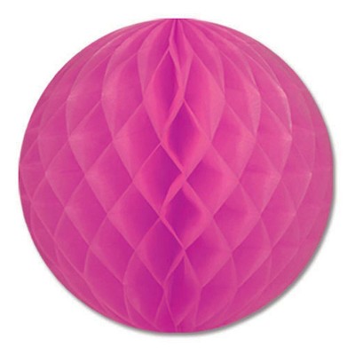 Beistle 12" Tissue Ball Cerise 4/Pack 55612-C