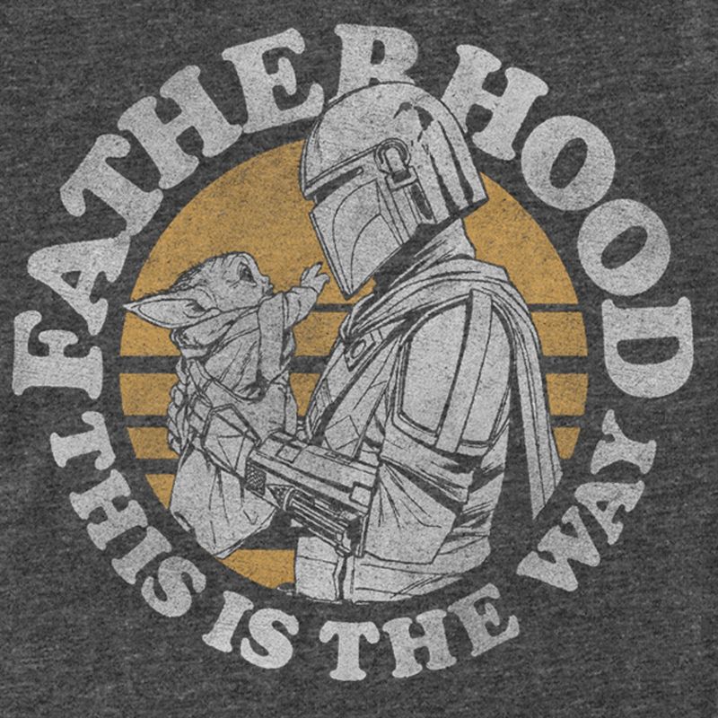 Men's Star Wars: The Mandalorian Fatherhood This Is the Way T-Shirt, 2 of 6