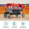 Gaggle by Foundations Jamboree 6 Seat Stroller, All Terrain Tubeless Wheels, Easy Fold - 4 of 4