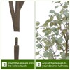 Artificial Eucalyptus Tree for Home Decor, Silk Leaf Fake Eucalyptus Plant, Indoor Outdoor House Plant, 1 Pack, Green - 4 of 4