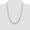 Black Bow Jewelry 4.5mm Sterling Silver Solid Flat Curb Chain Necklace - 2 of 4