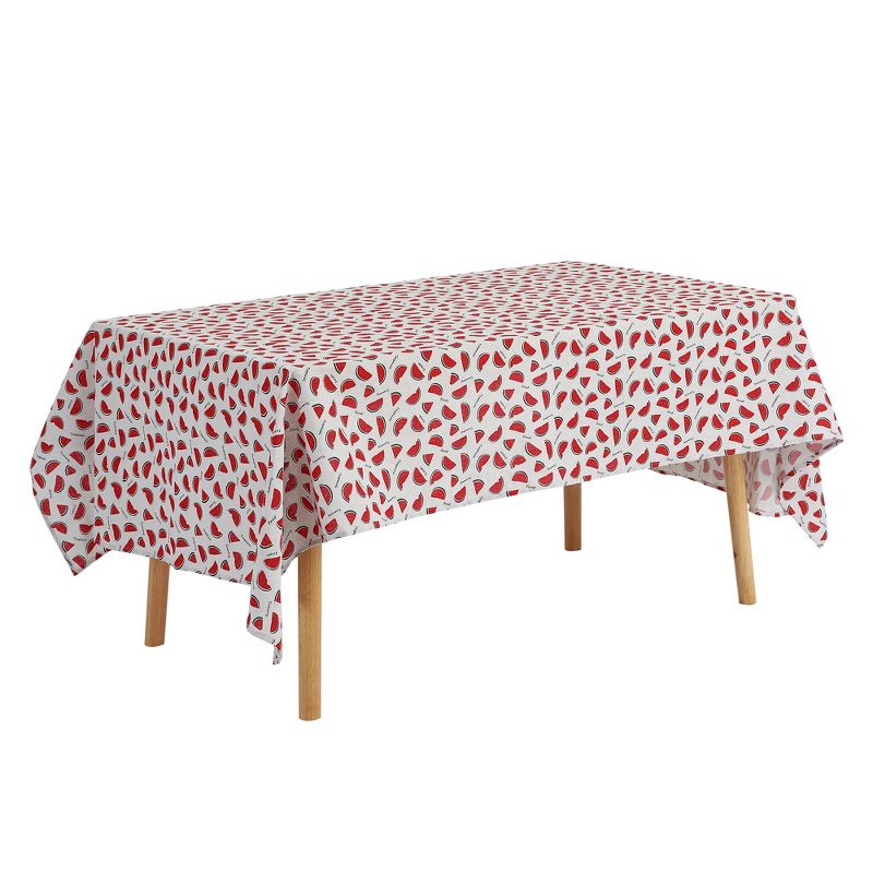 Unique Bargains Kitchen Dining Wrinkle-Resistant Washable Polyester Tablecloth 1 Pc, 1 of 7