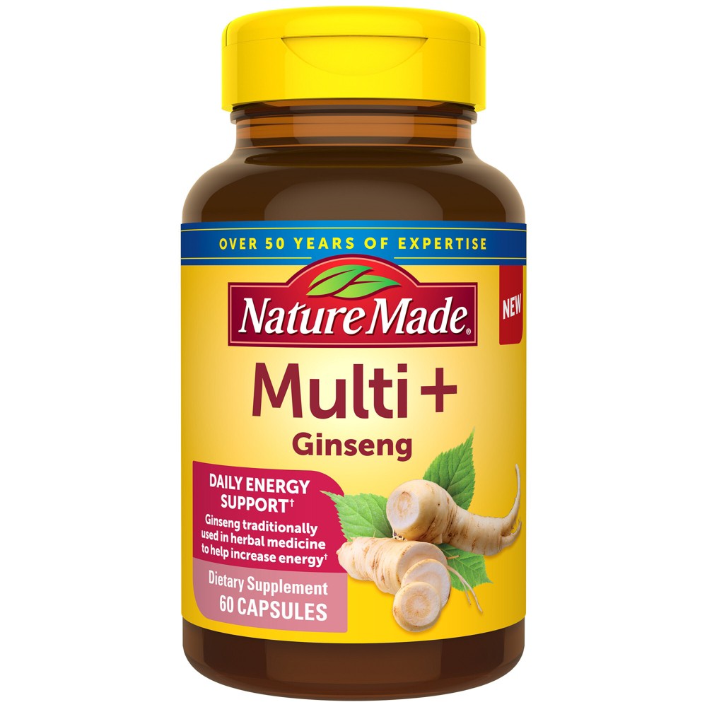 UPC 031604002565 product image for Nature Made Multi + Ginseng Multivitamin Capsules - 60ct | upcitemdb.com