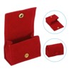 Unique Bargains Velvet Cloth Buckle Closure Portable Jewelry Holder for Rings Earrings - 4 of 4