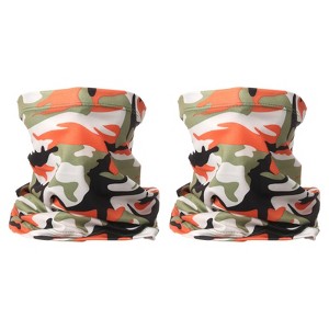 Unique Bargains Breathable Fishing Cycling Sunscreen Bandana Neck Gaiter Face Masks 2 Pcs - 1 of 4