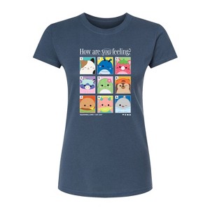 Women's - Squishmallows - Squish Mood Grid Fitted Graphic T-Shirt - 1 of 2