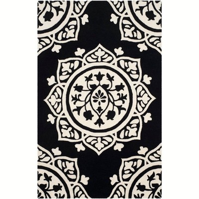 black/ivory