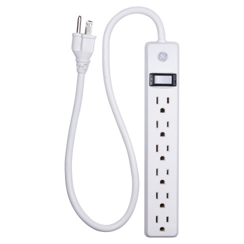 GE Power Strip, 6 Outlets 1 ea, Electronics