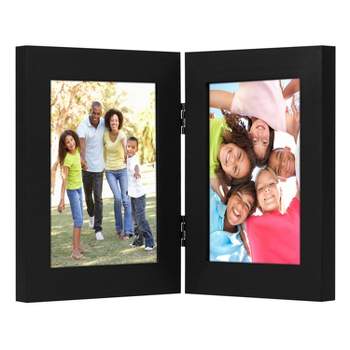 Americanflat Hinged Picture Frame with tempered shatter-resistant glass - Available in a variety of sizes and styles