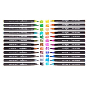 KINGART PRO Watercolor Brush Pens 24 Colors - 1 of 4