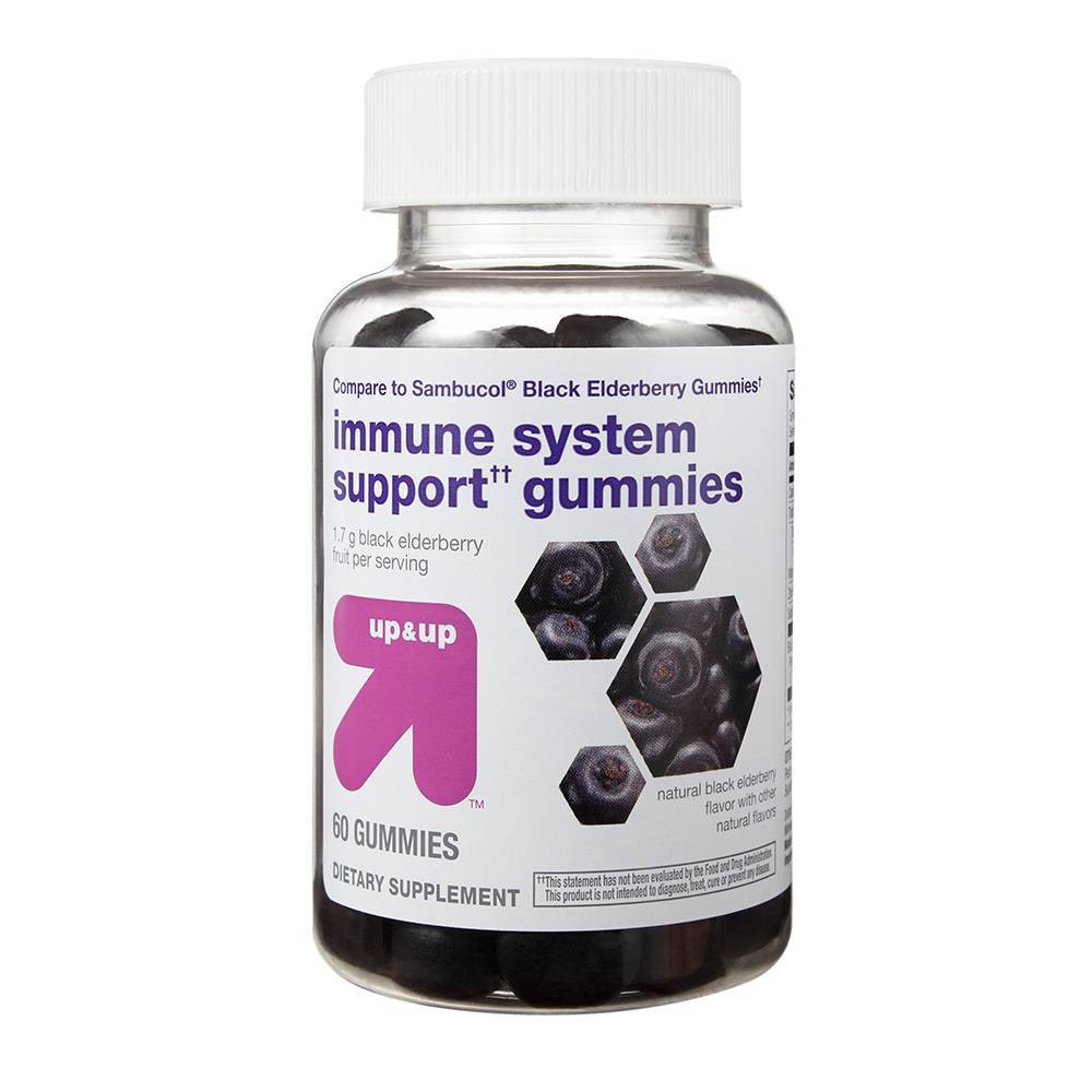 Photos - Vitamins & Minerals Elderberry Gummies - 60ct - up & up™