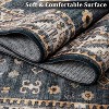 Acekool Runner/Area Rug, Washable Vintage Boho Design, Non-Slip, Stain Resistant for Living Room, Bedroom, Office - 4 of 4