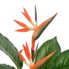 vidaXL Artificial Plant Green and Red Plastic and Iron 39.4in - 2 of 2