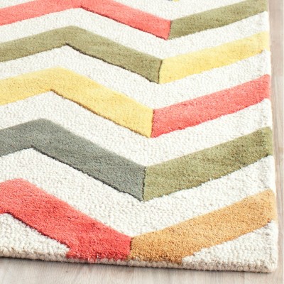 Cambridge 3' x 5' Grey Ivory Hand-Tufted Wool Rug
