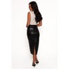 Petal and Pup Franka Faux Leather Midi Skirt - 2 of 4