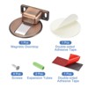 Unique Bargains Zinc Alloy Magnetic Door Stop with Self Adhesive and Screw Mount - 3 of 4