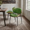 Art Leon Set of 2 Faux Leather and Bentwood Dining Chair with Metal Legs - 2 of 4