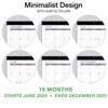 Global Printed Products Professional Desk Calendar 2024-2025 - 22"x17" (Black) - 2 of 4