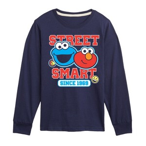 Boys' - Sesame Street - Street Smart-Toddler and Youth Long Sleeve T-Shirt Long Sleeve Graphic T-Shirt - 1 of 3