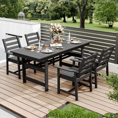 FUFU&GAGA Waterproof and Easy - to - Install Patio Furniture - Weather - Resistant HDPE Material - Essential for Patio and Garden Gatherings
