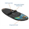 Xspec Kneeboard with Hook for Knee Surfing Boating Waterboarding, Black - 2 of 4