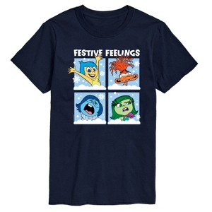 Men's - Inside Out 2 - Festive Christmas Feelings Short Sleeve Graphic T-Shirt - 1 of 4