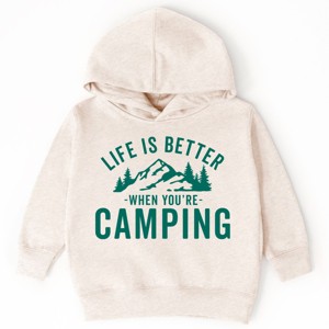 The Juniper Shop Life Is Better When You're Camping Toddler Hoodie - 1 of 4