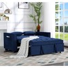 MAYEERTY 66.3 Sleeper Sofa Bed Multi-Functional Couch for Living Room,Purple - 3 of 4