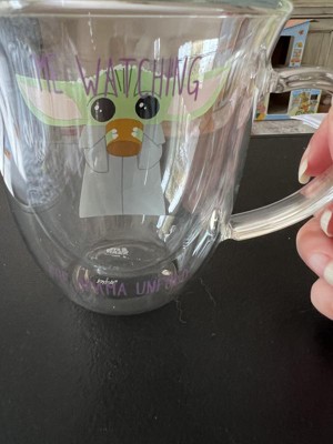 JoyJolt Grogu Mystic Thermoresistant Glass Mug in Clear at Nordstrom Rack