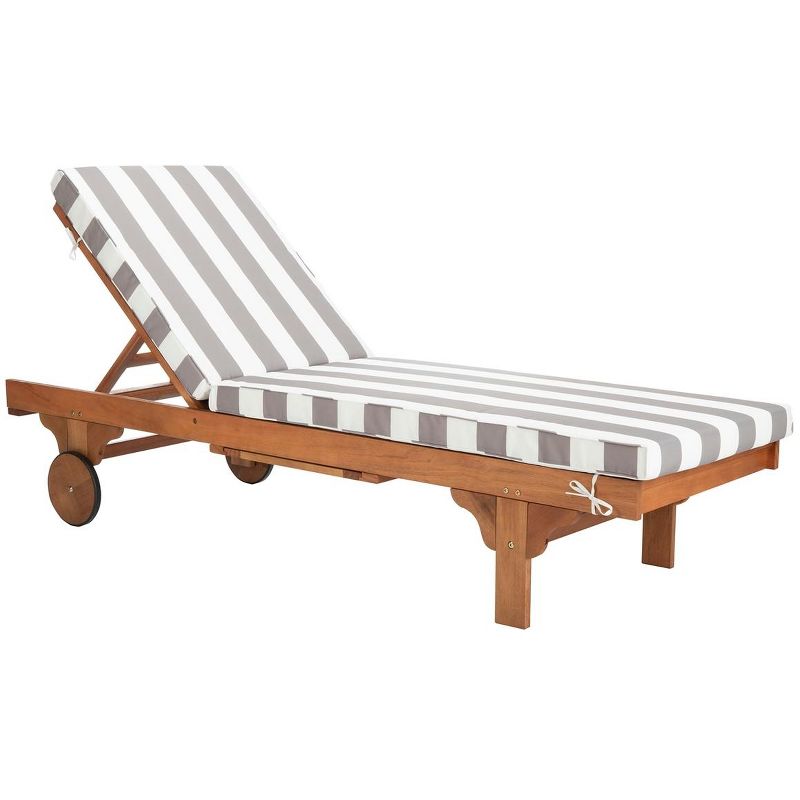 Newport Chaise Lounge Chair With Side Table  - Safavieh, 1 of 9