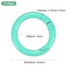 Unique Bargains Metal Spring O Rings Zinc Alloy Durable Multipurpose Lightweight Buckle 5/8 Inch - 3 of 4