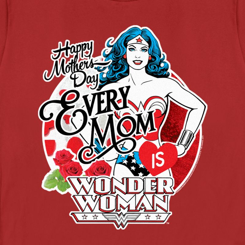 Women's Wonder Woman Every Mom is Wonder Woman T-Shirt, 2 of 5