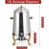 Hot Beverage Dispenser, 13L/3.5 Gal Stainless Steel Coffee Urn With Fuel Tray for Milk Coffee Tea, Hot Drinks Dispenser for Party Buffet Hotel - 3 of 4