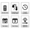 LED Wall Clock With Remote Control Auto Dimming 10 Level Brightness Digital Alarm Clock For Home Farmhouse Office - 3 of 4