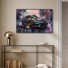 Art Remedy Porsche's Vibrant Lux Car Paintings Framed - 2 of 4
