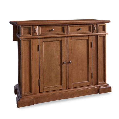 Kitchen Island Wood cottage Oak Home Styles Target