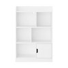 SEVOBAL Decorative Bookshelf Kids Bookcase with 6 Compartments and Cube Organizer for Playroom Bedroom, White, 23.62"*11.81"*35.43" - 4 of 4