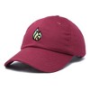 Dalix Fire Embroidered Lit Flame Dad Hat Cotton Baseball Cap Adjustable Mens - 4 of 4