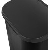 11.3gal Lift Top Waste Basket Black - Brightroom™: Kitchen Trash Can, Fingerprint-Resistant, Indoor Trash Bin - 4 of 4