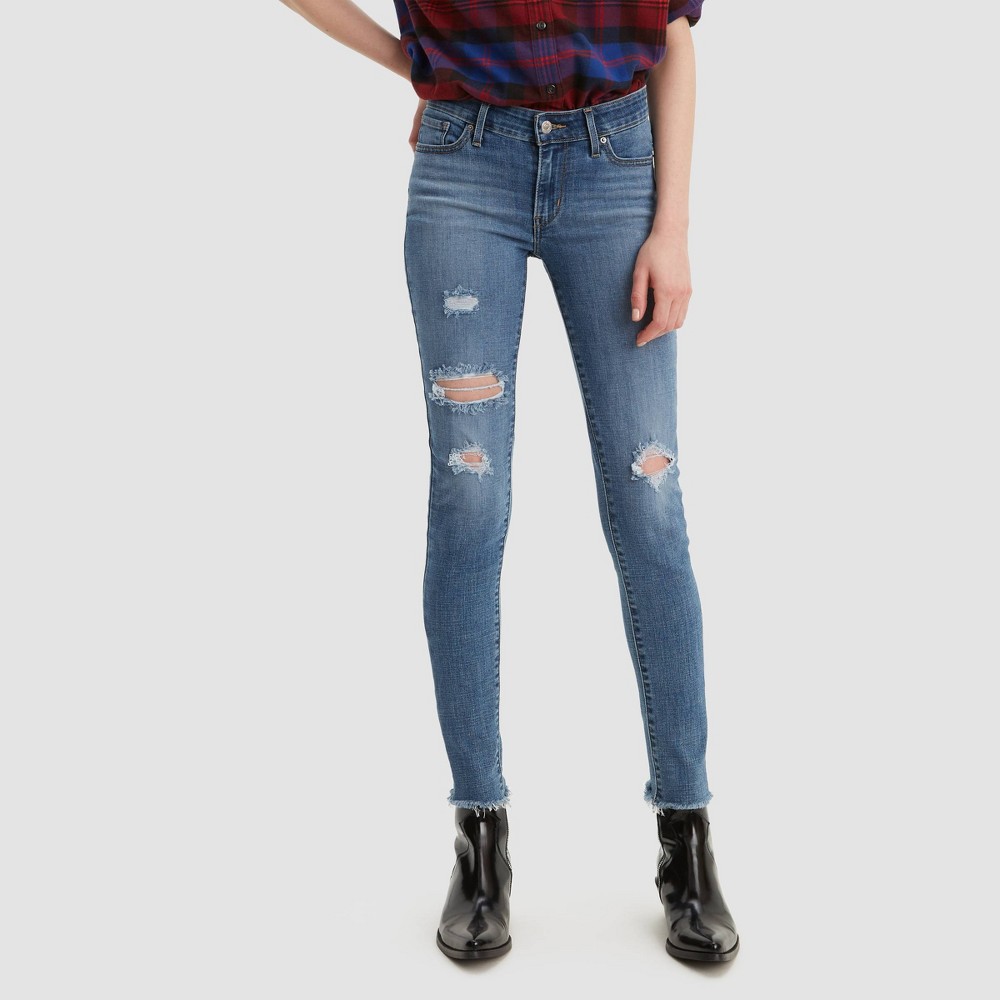 Levi's Women's 711 Mid-Rise Skinny Jeans - Hawaii Blue 32x30 was $49.99 now $39.99 (20.0% off)