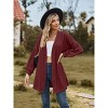 Coolmee Women's Cardigans Long Sleeve Open Front Casual Loose Fit Knit Cardigan Sweaters Coat Soft Outwear - 4 of 4