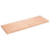 vidaXL Table Top Light Brown 55.1"x19.7"x(0.8"-1.6") Treated Solid Wood Live Edge - 4 of 4