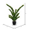 Vickerman Potted Green Zamifolia Bush - 4 of 4