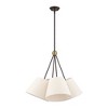 Livex Lighting Prato 4 - Light Chandelier in  Bronze/Antique Brass - 3 of 4