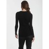 Women's Wo's Leopard Rib Vee - LABEL+thread - 2 of 4