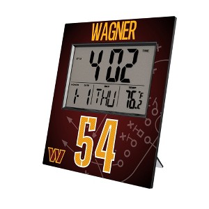 NFL Washington Commanders Players Game Tactic Wall Clock - 1 of 3