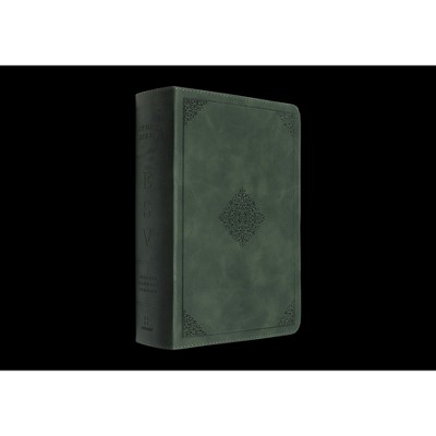 ESV Study Bible, Personal Size (Trutone, Quiet Forest, Ornament Design) - (Leather Bound)